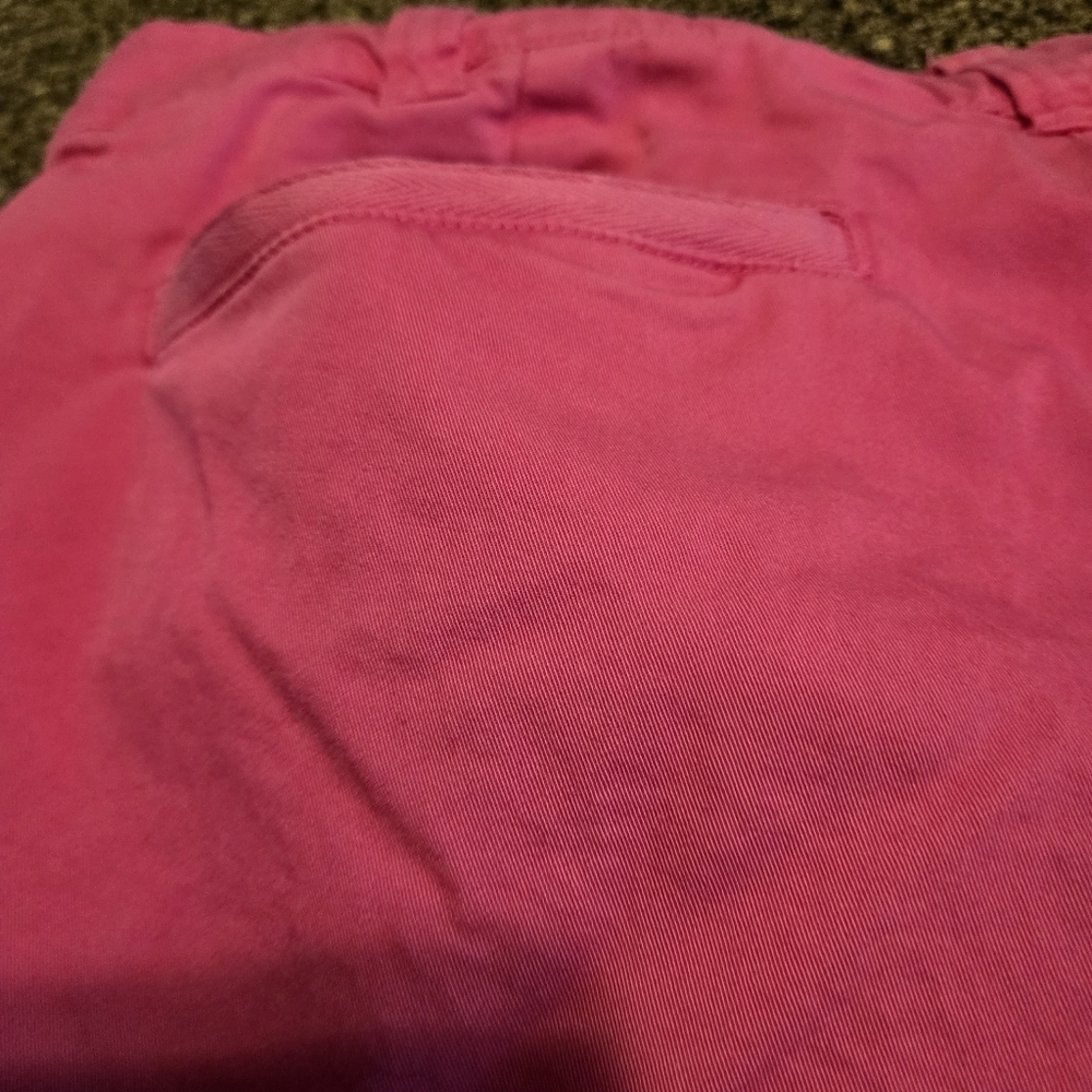 Crown & Ivy Charlotte Women’s 10 Bright Pink Capri Jeans 4 Pocket Clamdiggers - Picture 9 of 15